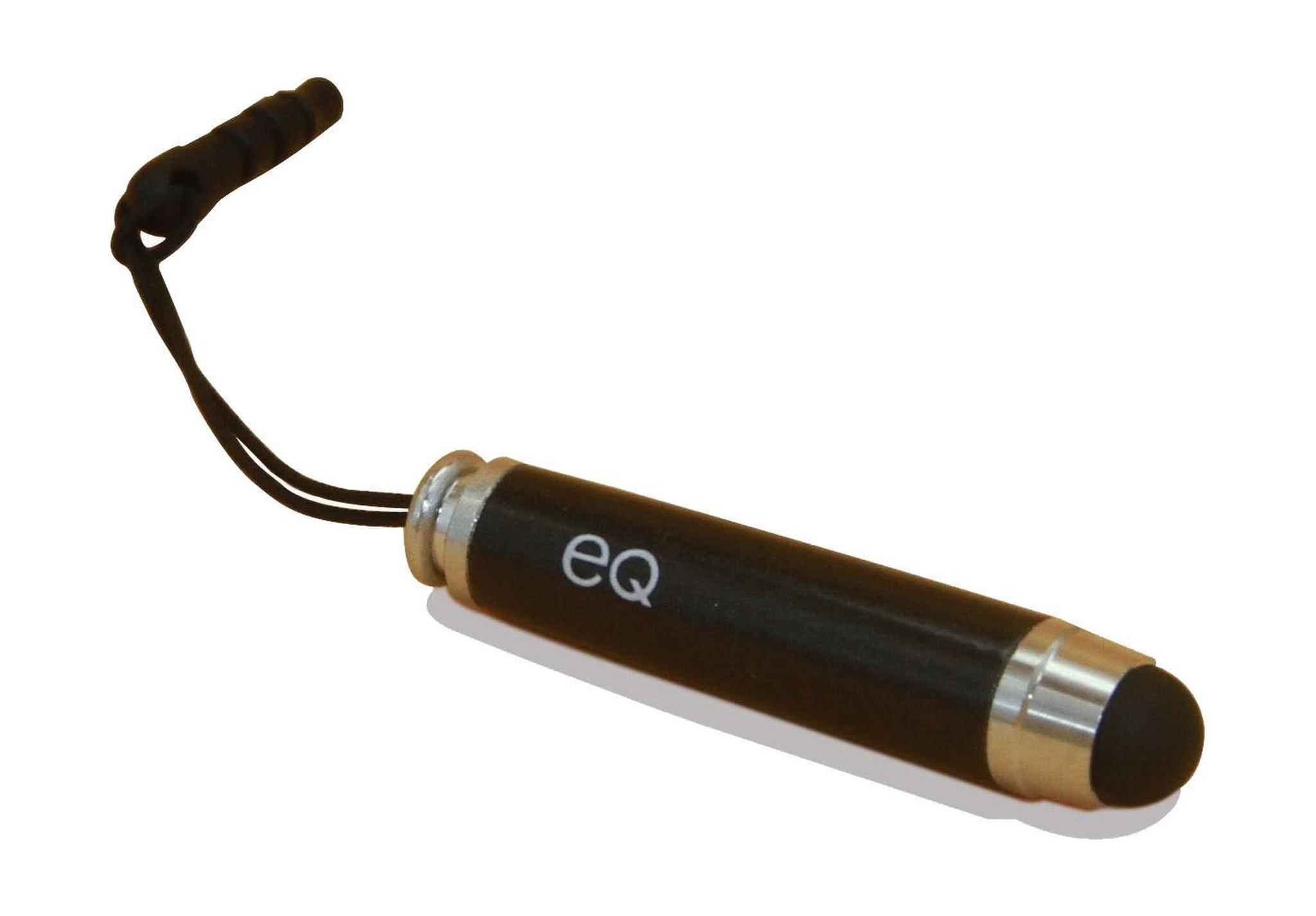 قلم ستايلس مع حلقة مفاتيح من إي كيو - أسود - T-KC002