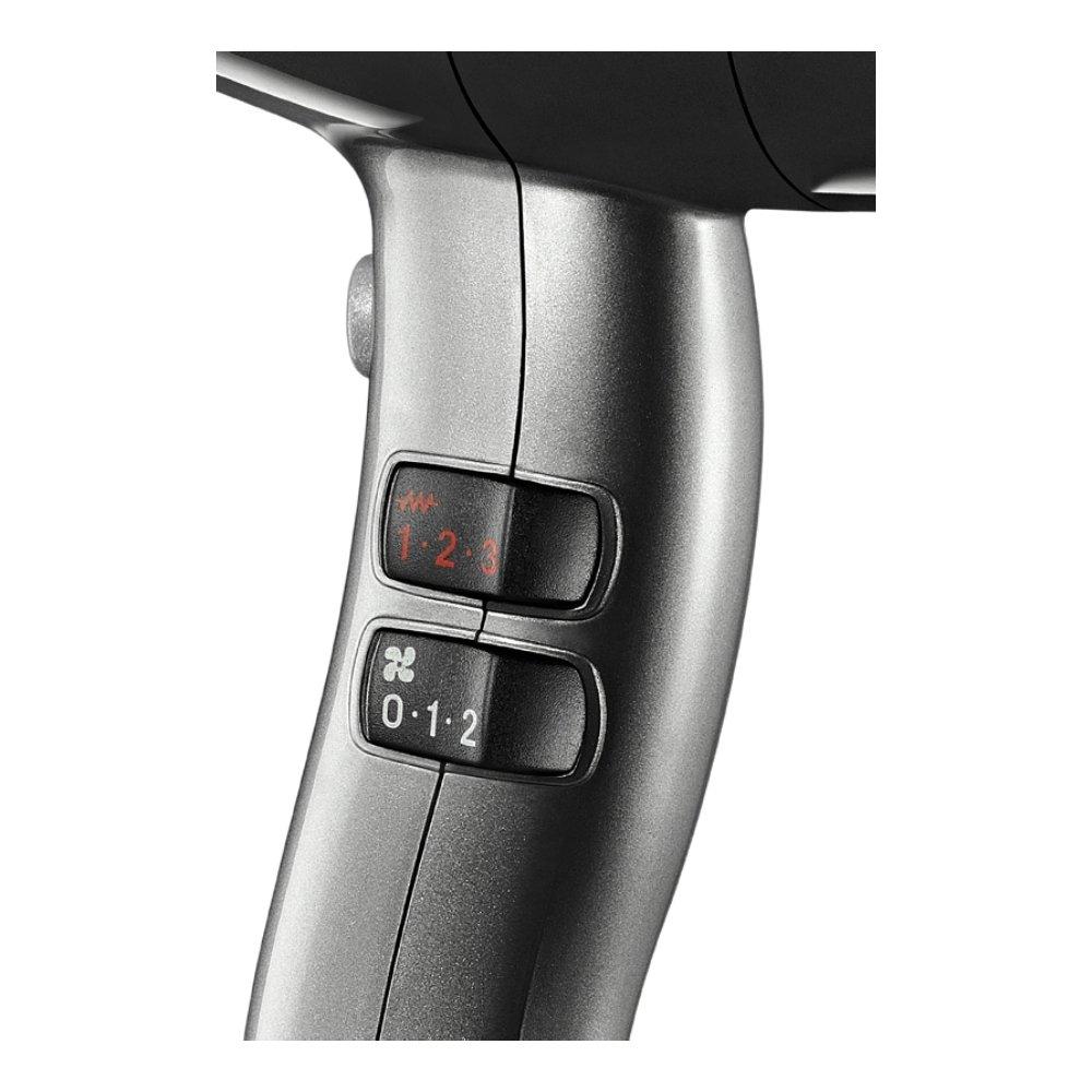 مجفف شعر سويس سايلنت جيت 8600 من فاليرا، بقدرة 2400 واط، 3 إعدادات للحرارة، SXJ 8600 RC - رمادي