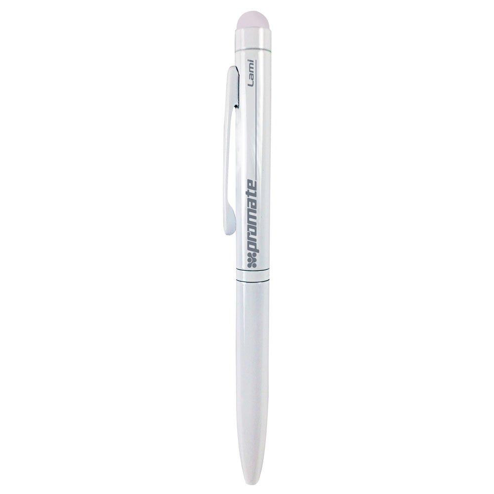 Promate Lami-2 Universal 2-in-1 Stylus Pen - White