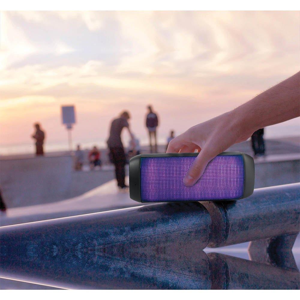 Promate Wireless Sound Bar with LED Lights Show - Black