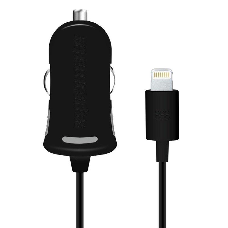 Promate Car Charger with Lightning Connector Black (proChargeLT.BLACK) Price in Kuwait Xcite
