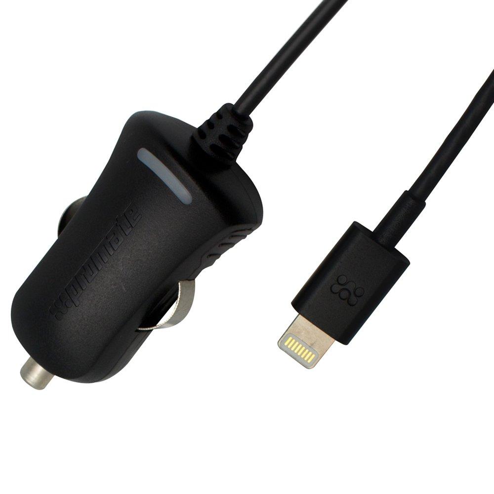 Promate Car Charger with Lightning Connector Black (proChargeLT.BLACK) Price in Kuwait Xcite