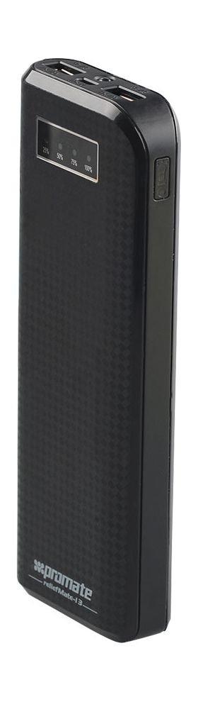 Promate 13200 mAh Dual Port USB Power Bank Black Price in Kuwait Xcite