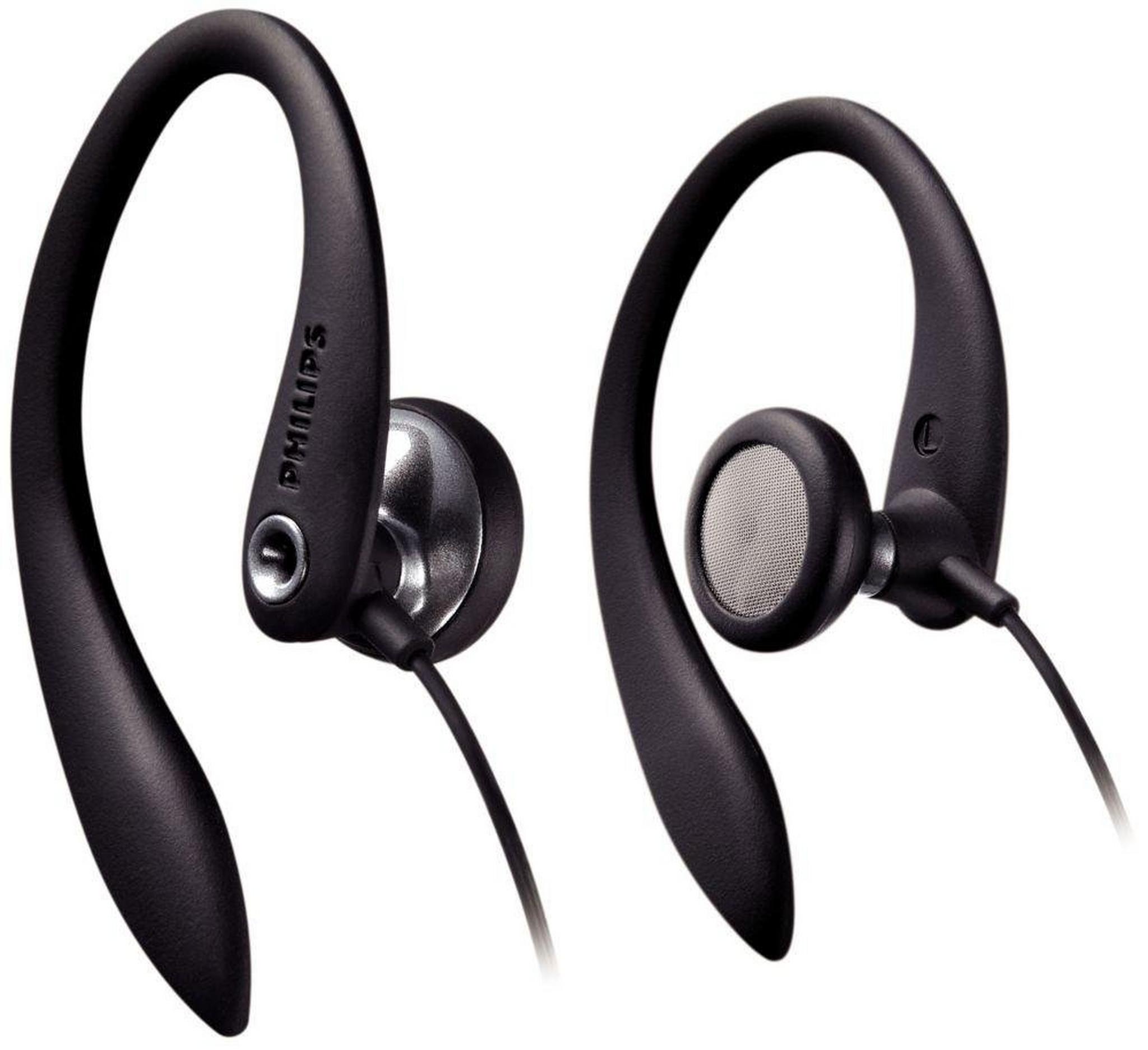 Philips SHS3200/10 Earhook Headphone- Black