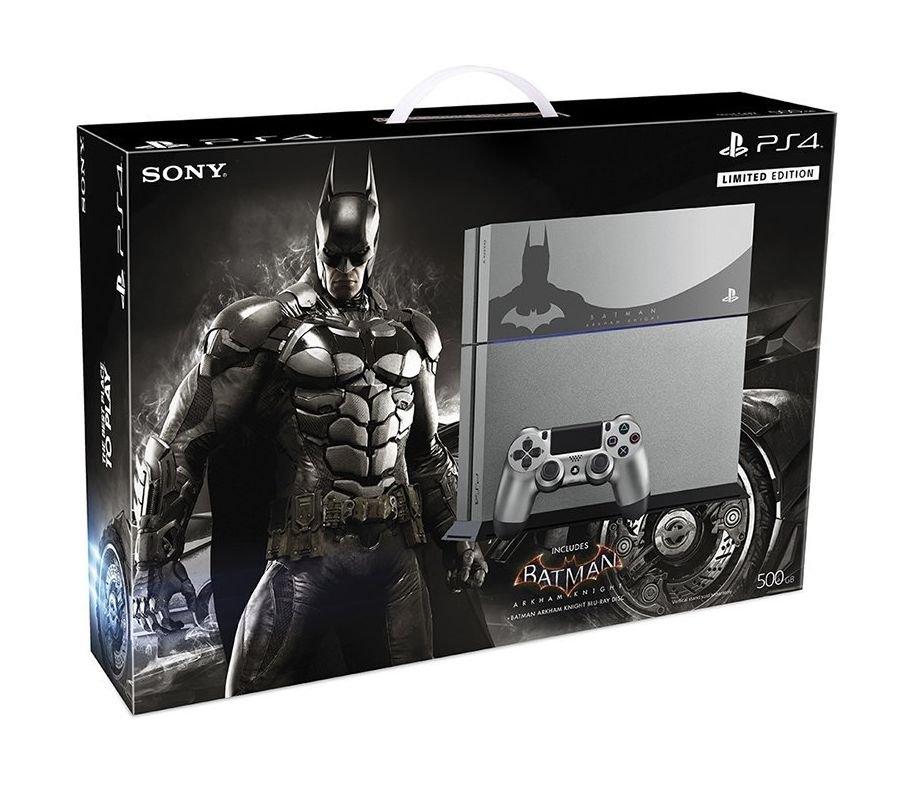 اطلب مسبقاً الاصدار الحصري من بلاي ستيشن ٤ - ٥٠٠ جيجا بايت + لعبة باتمان أركام نايت - لون فضي( اجمالي السعر ١٣٩٫٩ دينار)