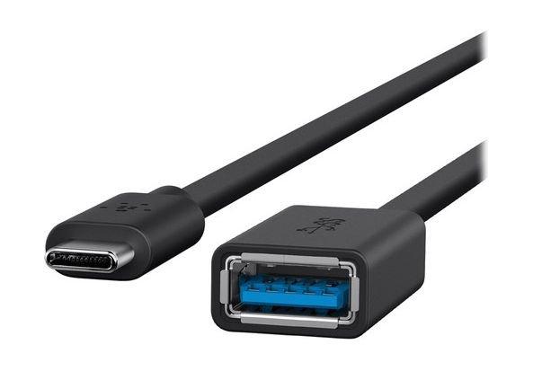 محول يو إس بي- سي ٣.٠ إلى يو إس بي - إيه من بلكين - أسود - F2CU036BT