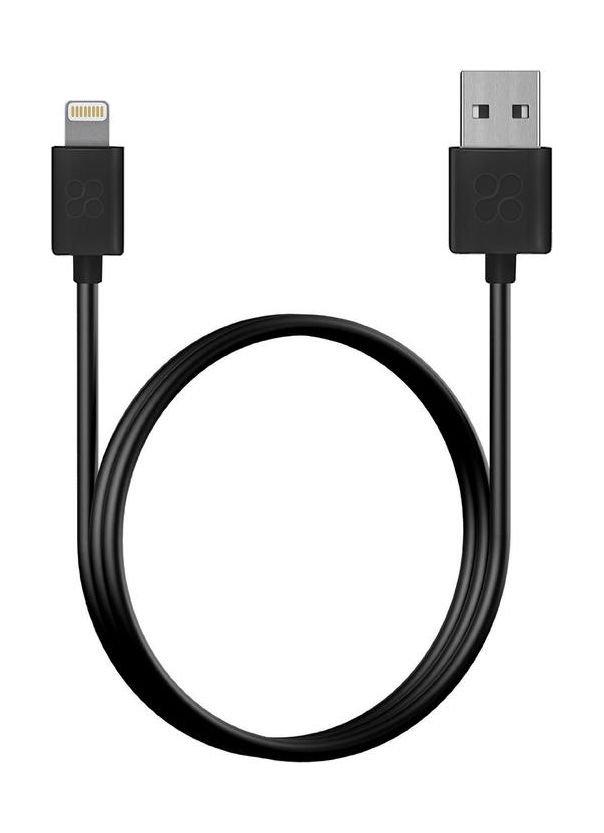 Promate USB Data & Charge Cable with Lightning Connector - Black