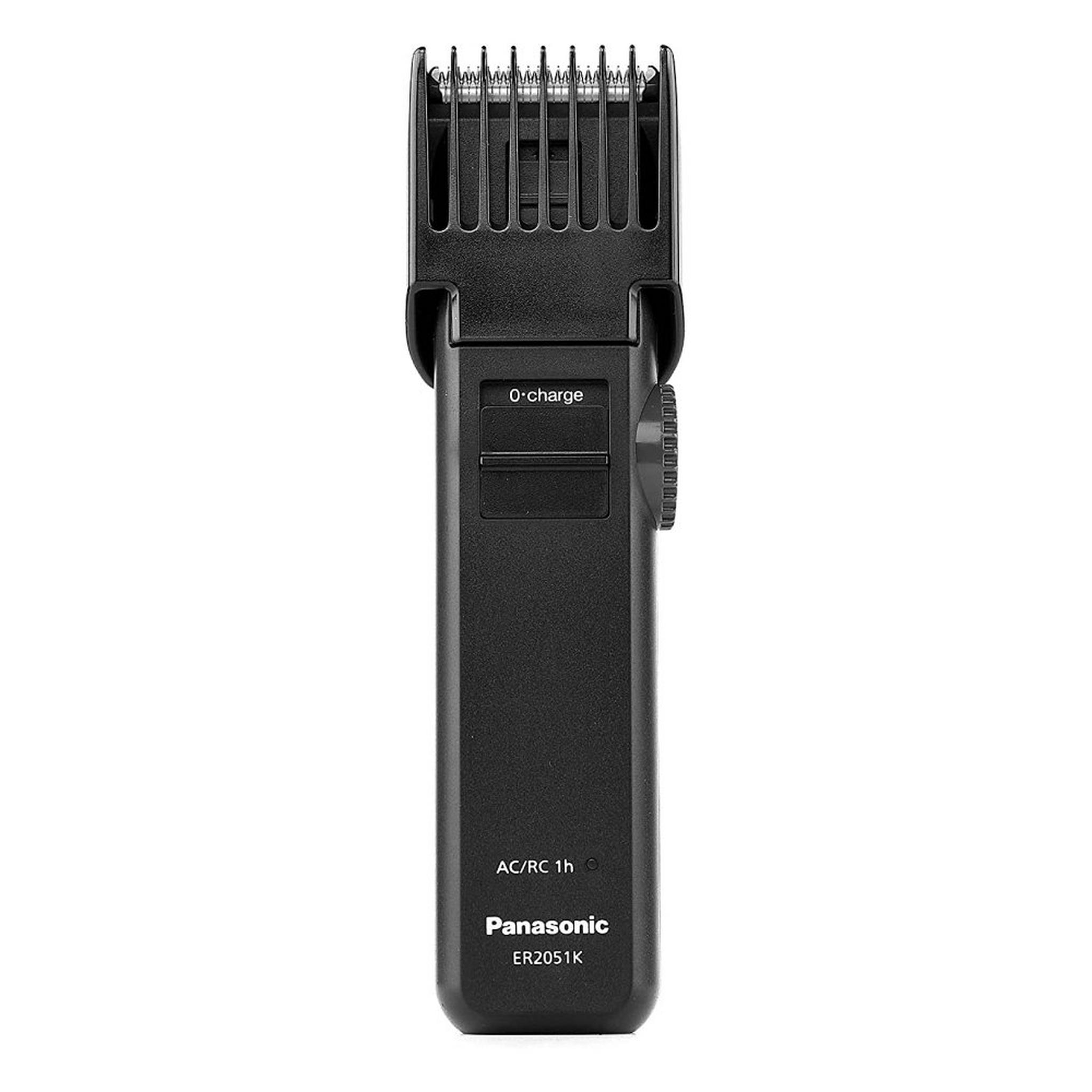 ماكينة تشذيب الشعر واللحية من باناسونيك، ER-2051K - أسود