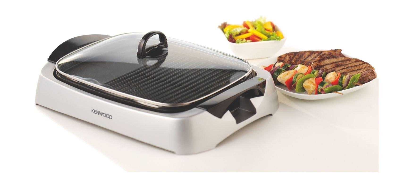 Kenwood HG266 Health Grill 2000W Silver Shop Online Xcite Kuwait