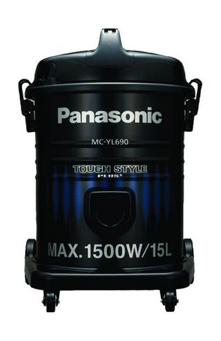 Buy Panasonic drum vacuum cleaner 1500 w, 15 liter, mc-yl690a747 - black in Kuwait