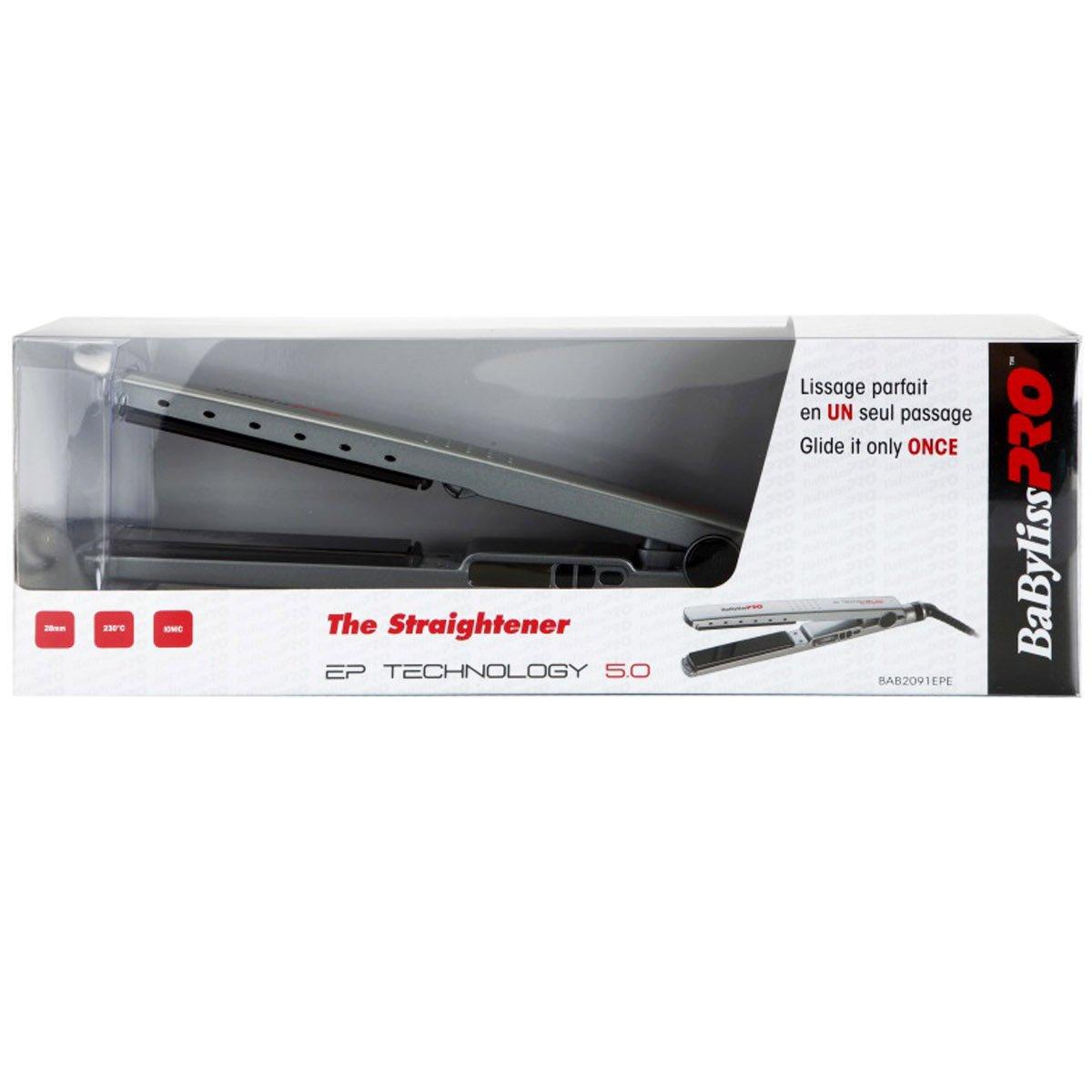 مملس الشعر  من بيبي ليس، بقدرة 230 واط، إعدادات حرارة متعددة، BAB2091E - فضي