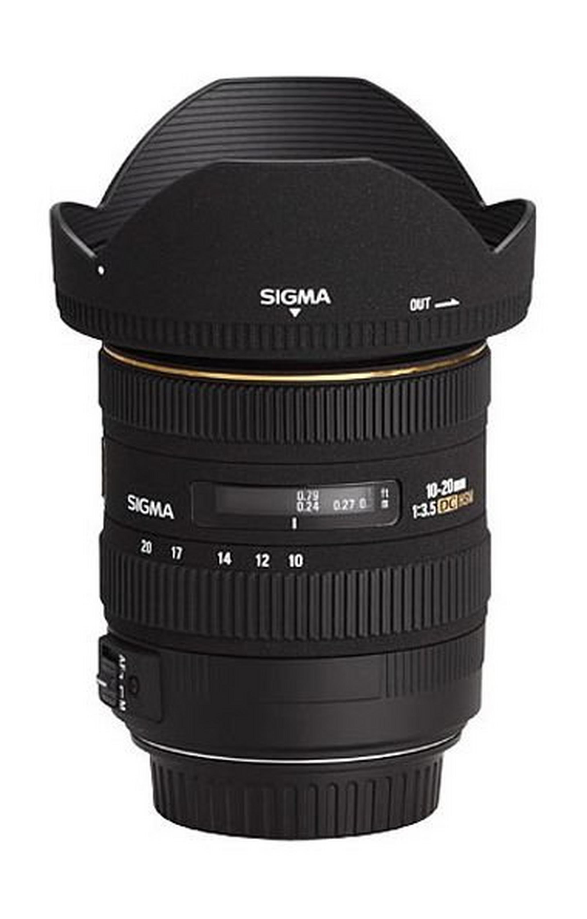 Sigma 10-20mm f/3.5 EX DC HSM Autofocus Wide-Angled Zoom Lens - Canon Mount