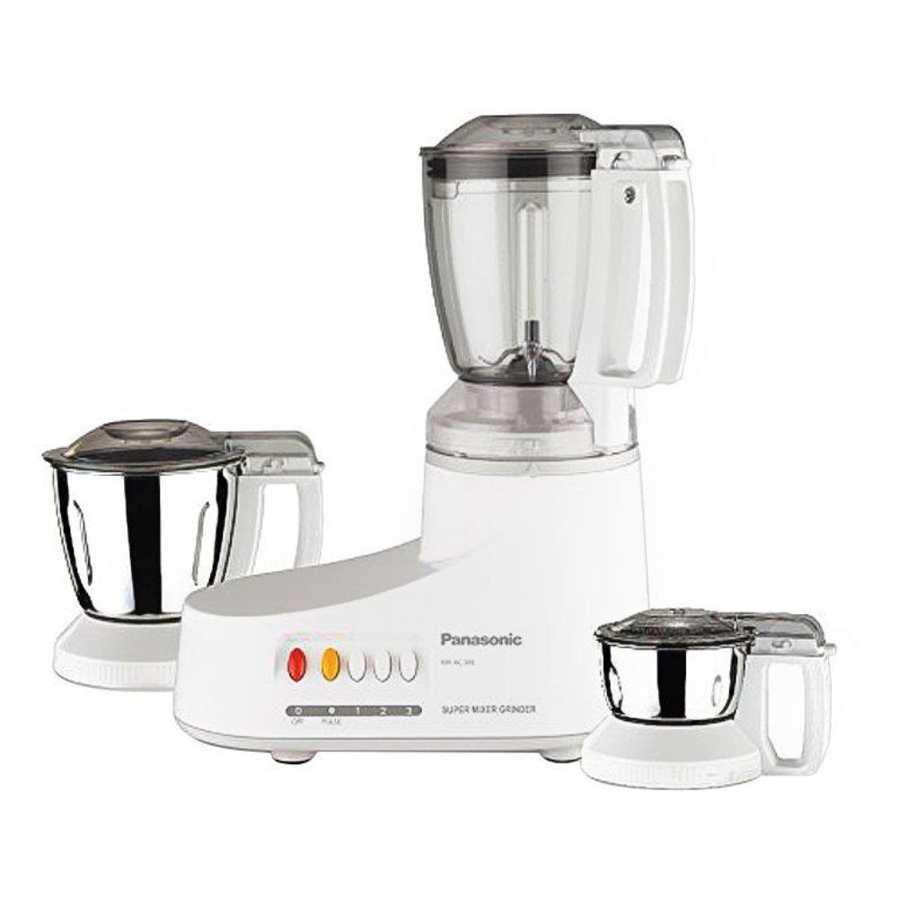 خلاط ومطحنة من باناسونيك، بقوة 550 واط، 1 لتر، MX-AC300WUA - أبيض