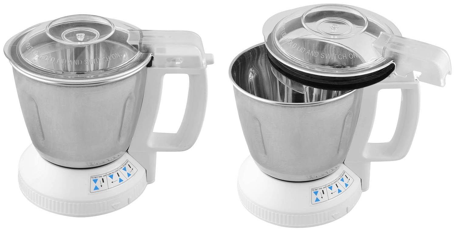 خلاط ومطحنة من باناسونيك، بقوة 550 واط، 1 لتر، MX-AC300WUA - أبيض