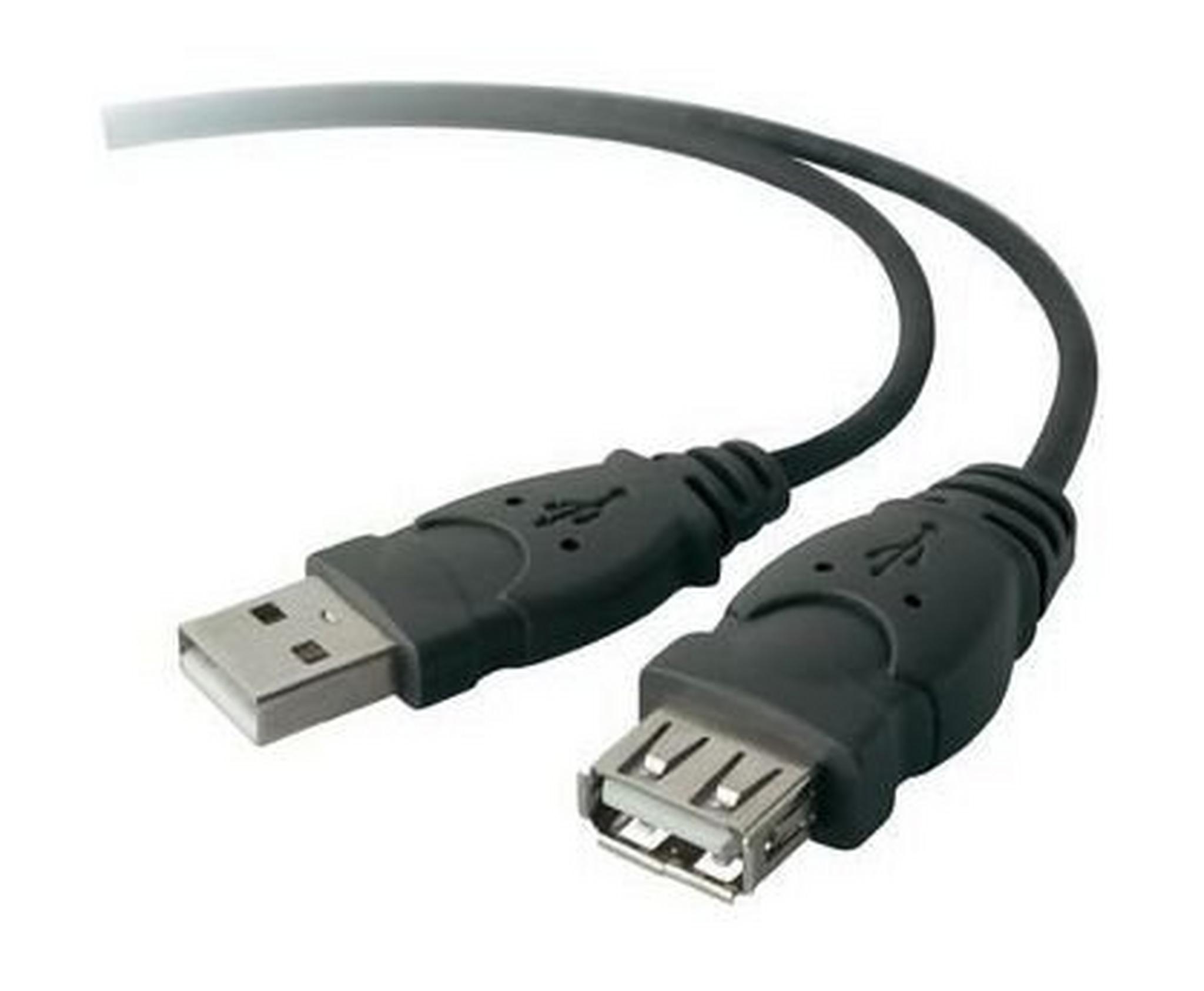 Belkin USB 2.0 Extension Cable 3 Meters (F3U153CP3M) - Black