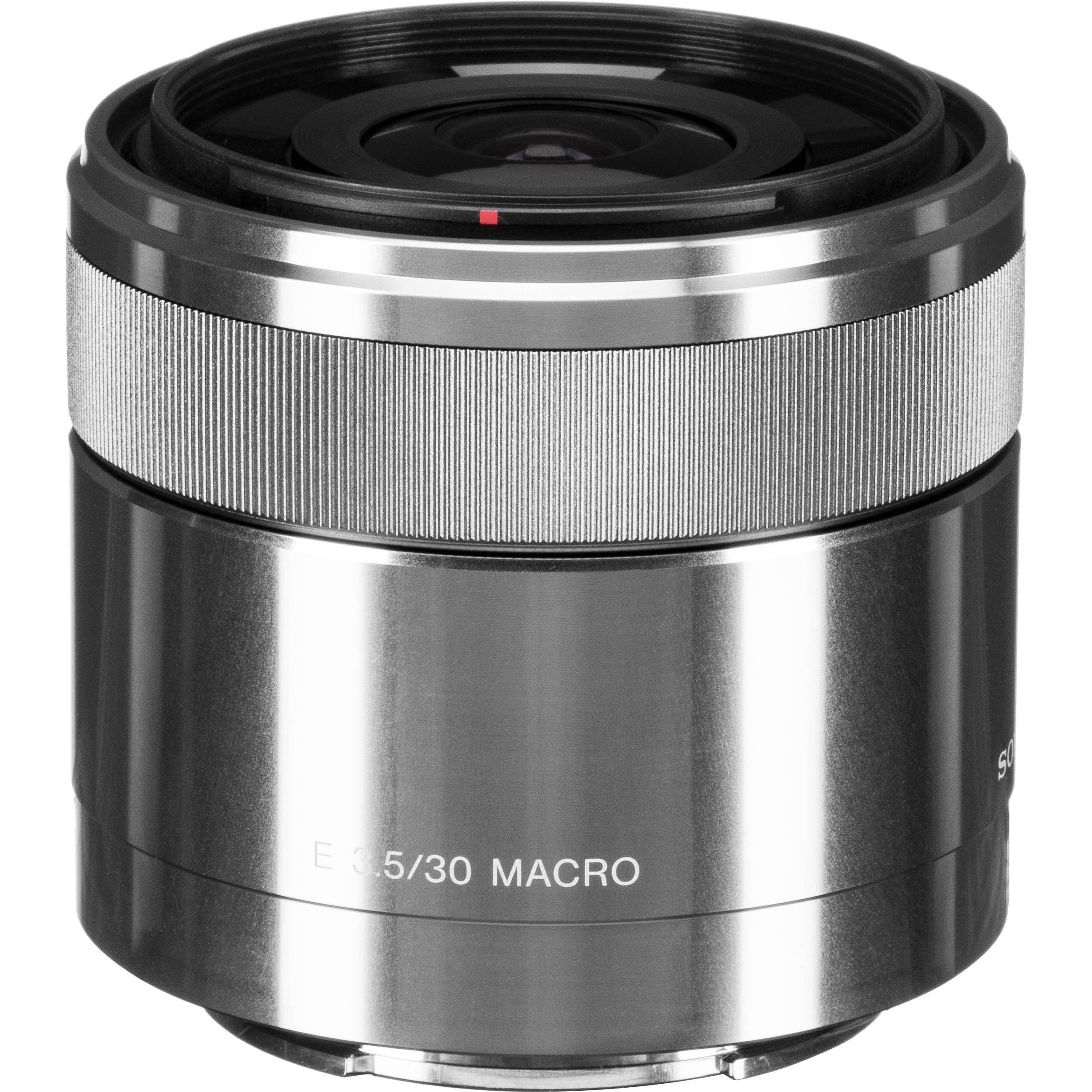 Sony E 30mm f/3.5 Macro Lens (SEL-30M35) - Silver