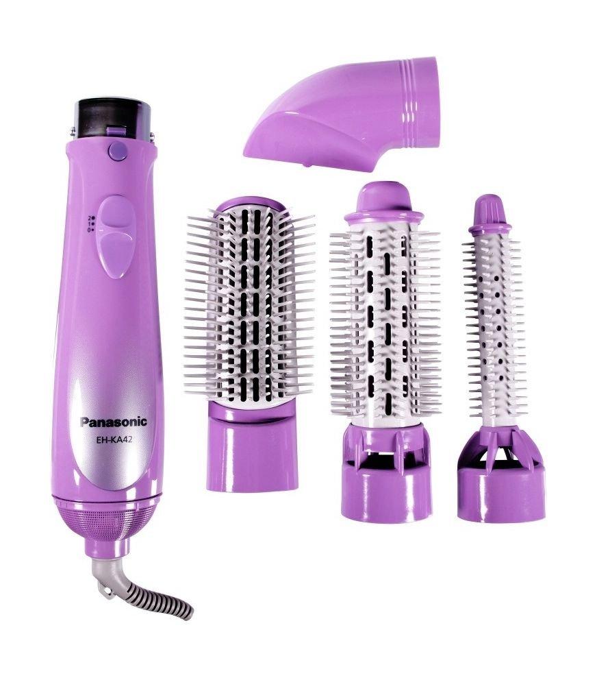 Buy Panasonic hair styler, 650 w,  4 attachment, eh-ka42-v685 - purple in Saudi Arabia