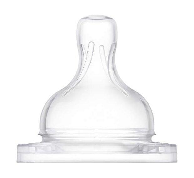 Philips Avent Classic+ Anti Colic Silicon Teat 2pcs - 6m+