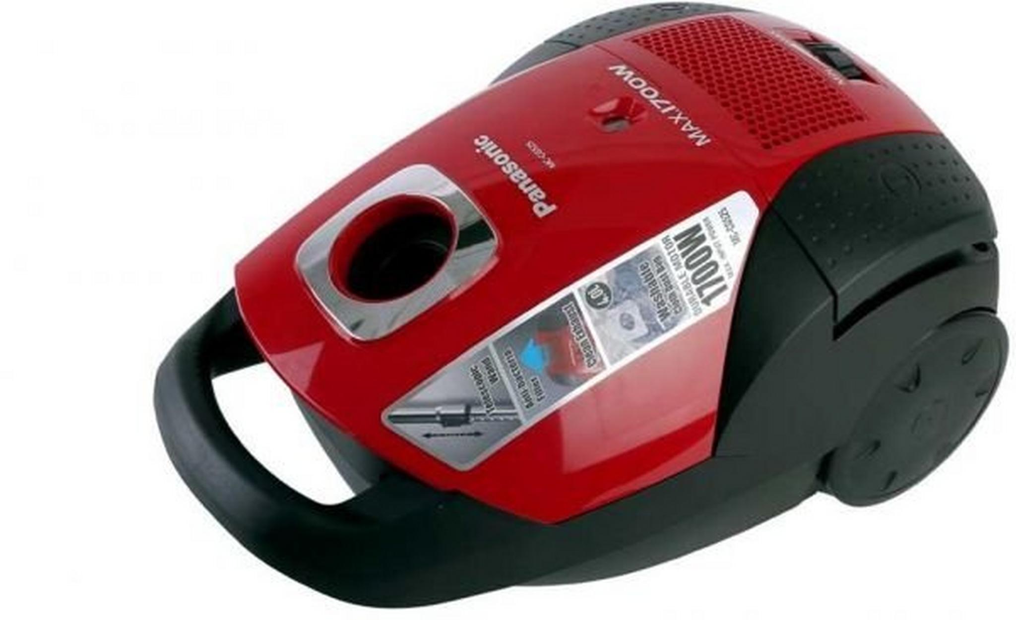 Panasonic Vacuum Cleaner, 1700W, 4 Liters, MC-CG525R - Grey/Red