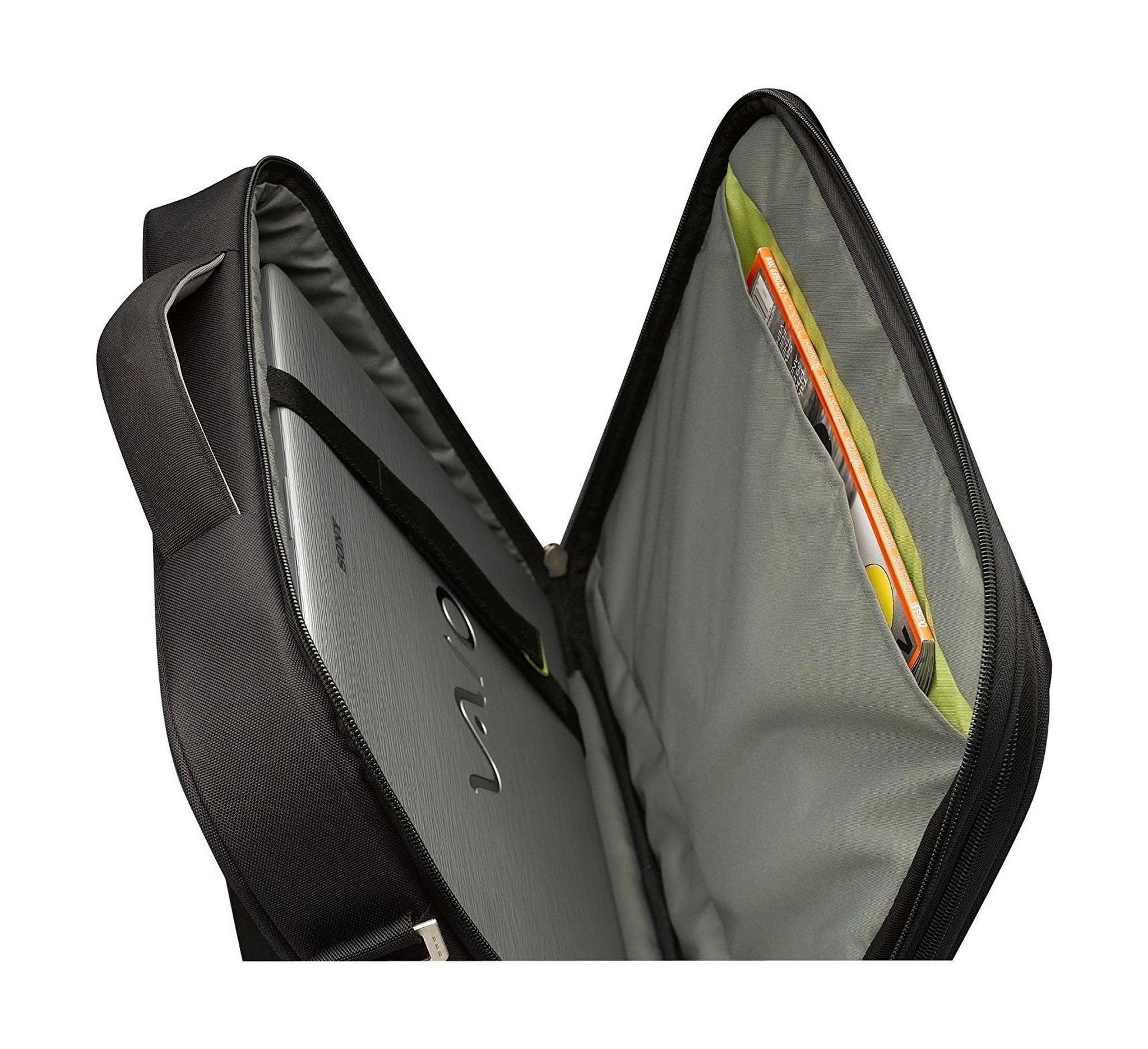 حقيبة للكمبيوتر المحمول من كيس لوجك لشاشة بحجم ١٦بوصة - اللون الأسود