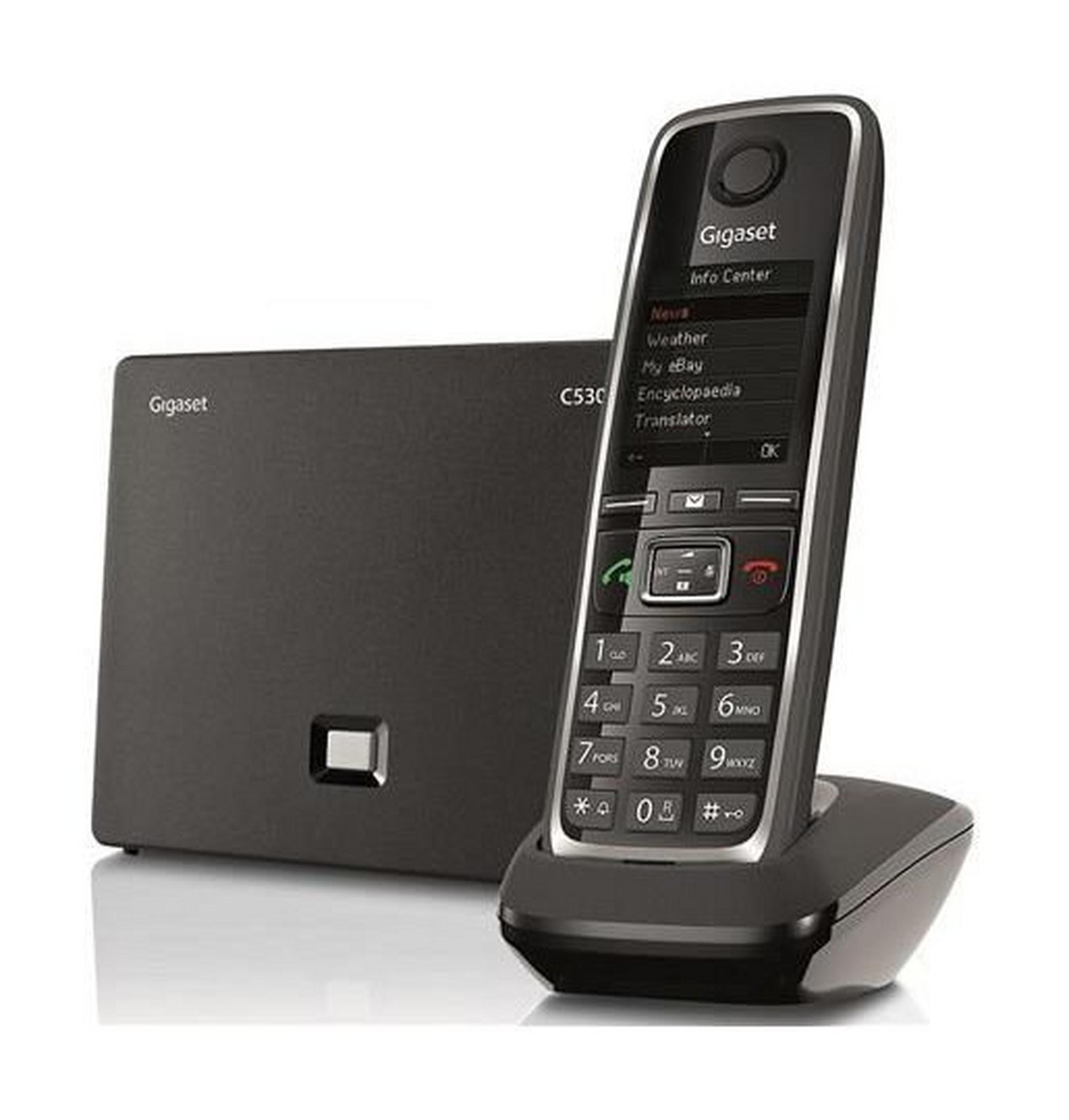 Siemens C530 Wireless Landline Telephone - Black