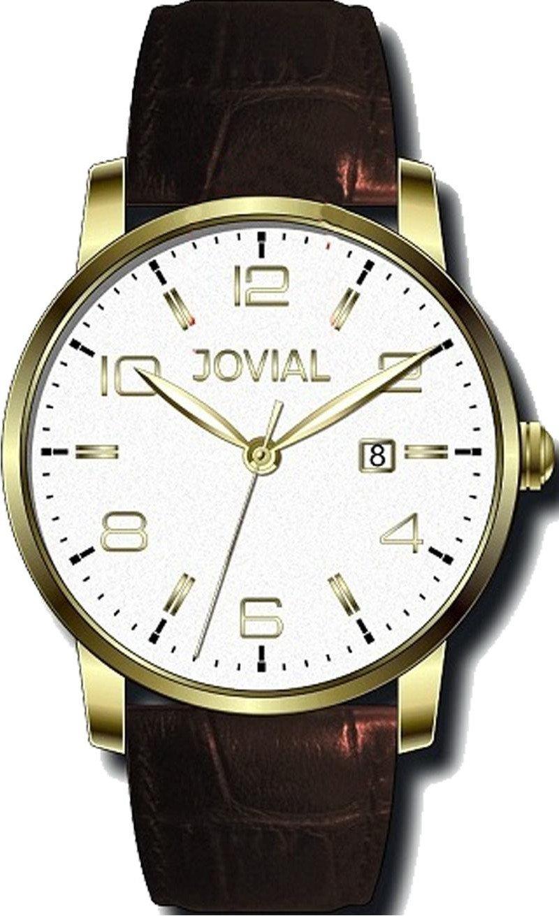 Jovial GG5203 Gents Watch Leather Strap Price in Kuwait Xcite