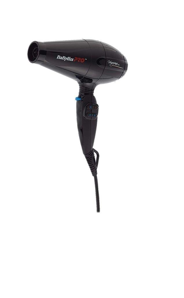 مجفف شعر فينيزيانو من بيبي ليس برو، بقدرة 2200 واط، 2 إعدادات للحرارة، 6610INSDE - أسود