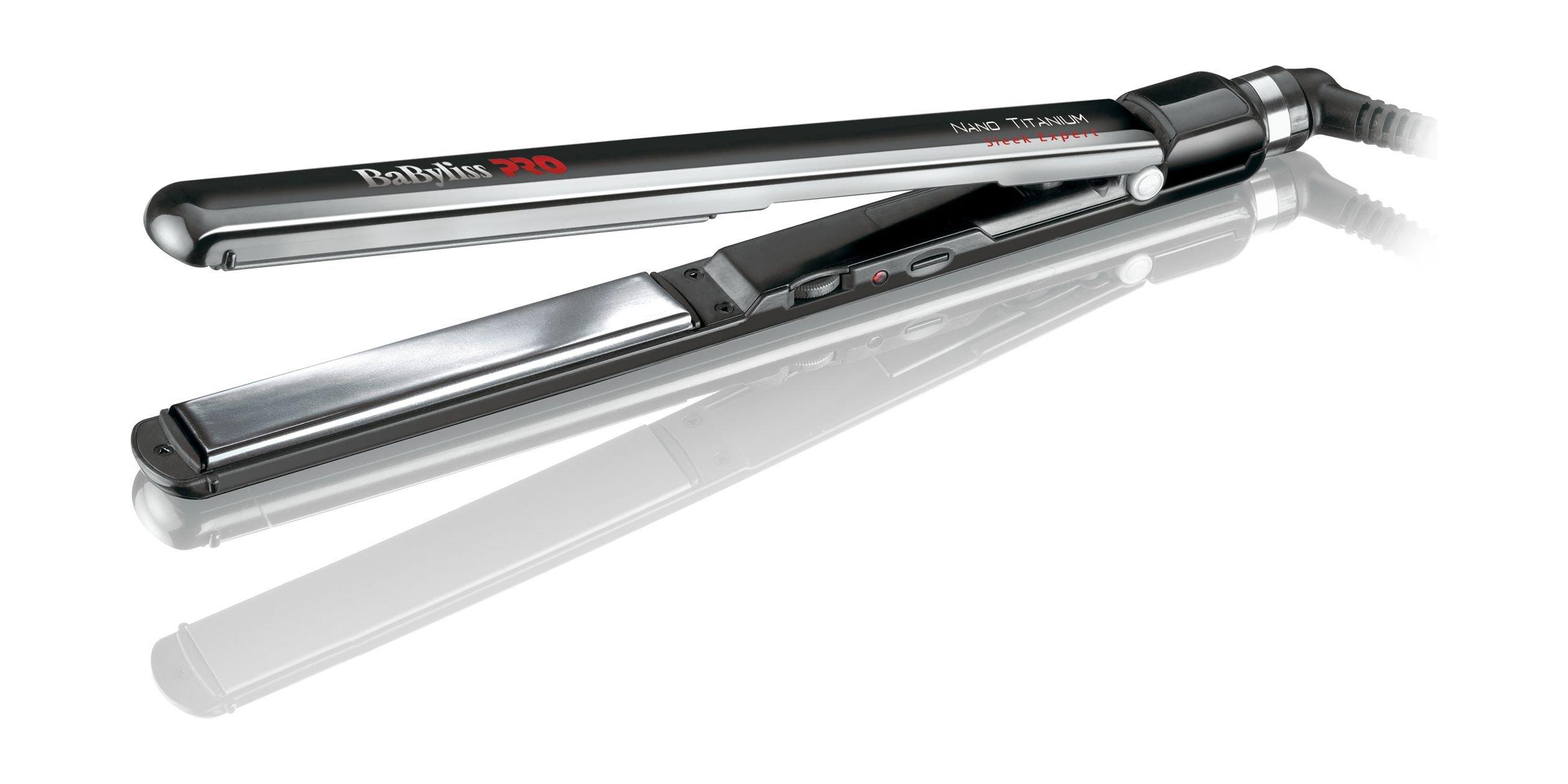 مملس الشعر نانو سليك من بيبيليس برو، بقدرة 60 وات، 5 إعدادات للحرارة، 2072E - فضي