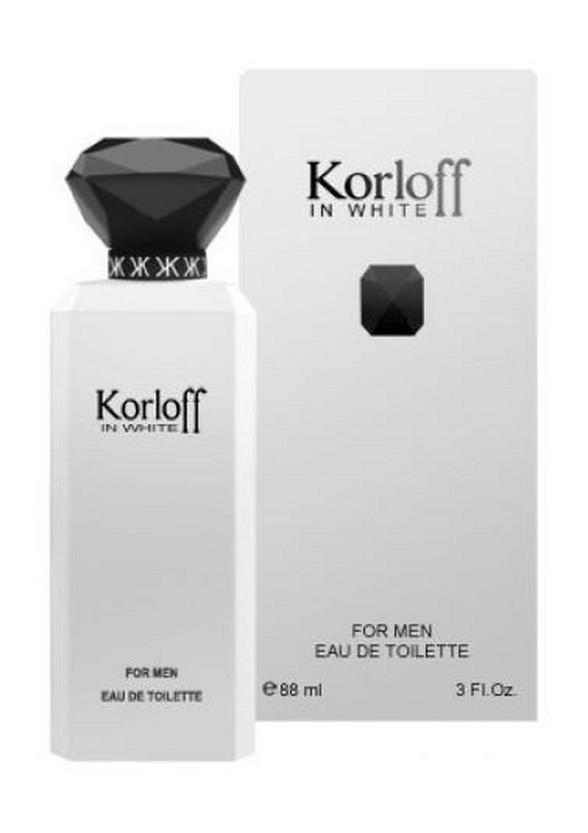 In White Korloff For Men 88 ML Eau de Toilette