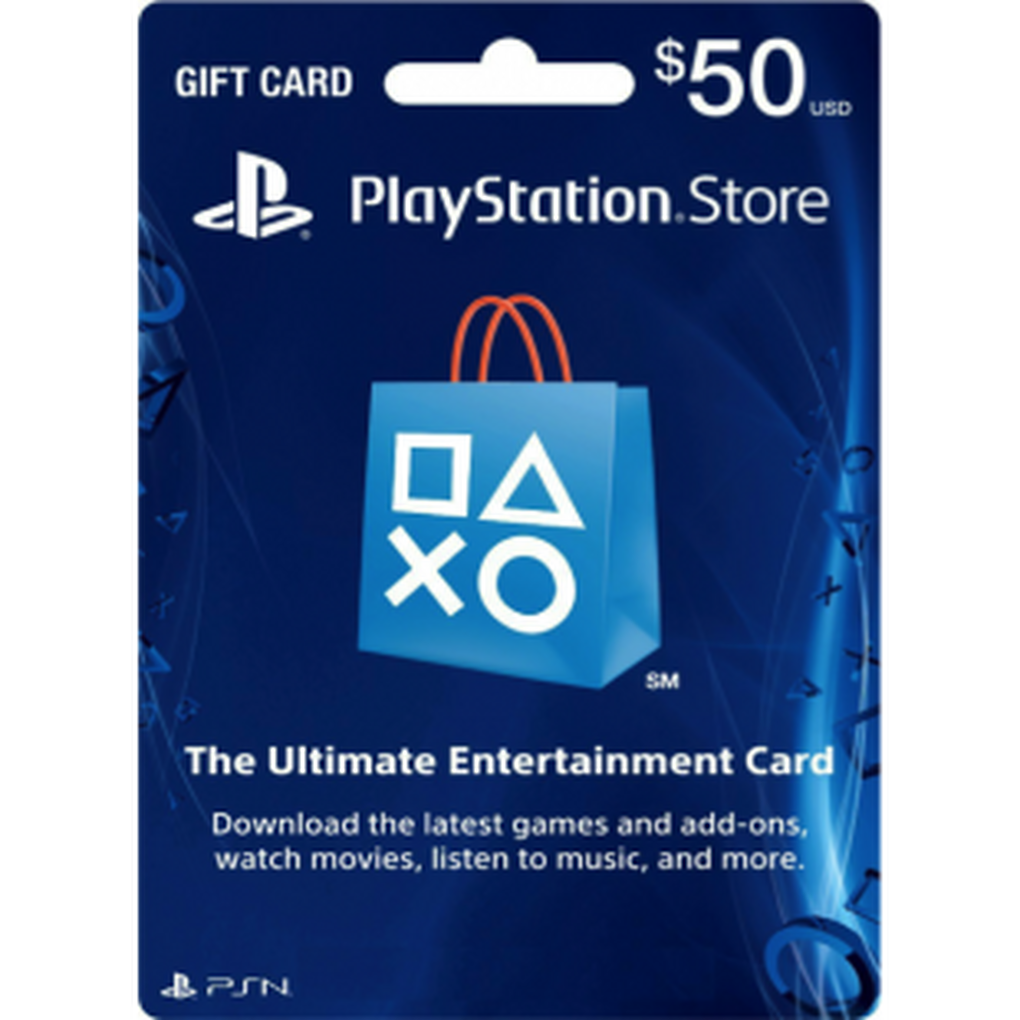 PlayStation Network Card - 50 USD (U.S. Account)