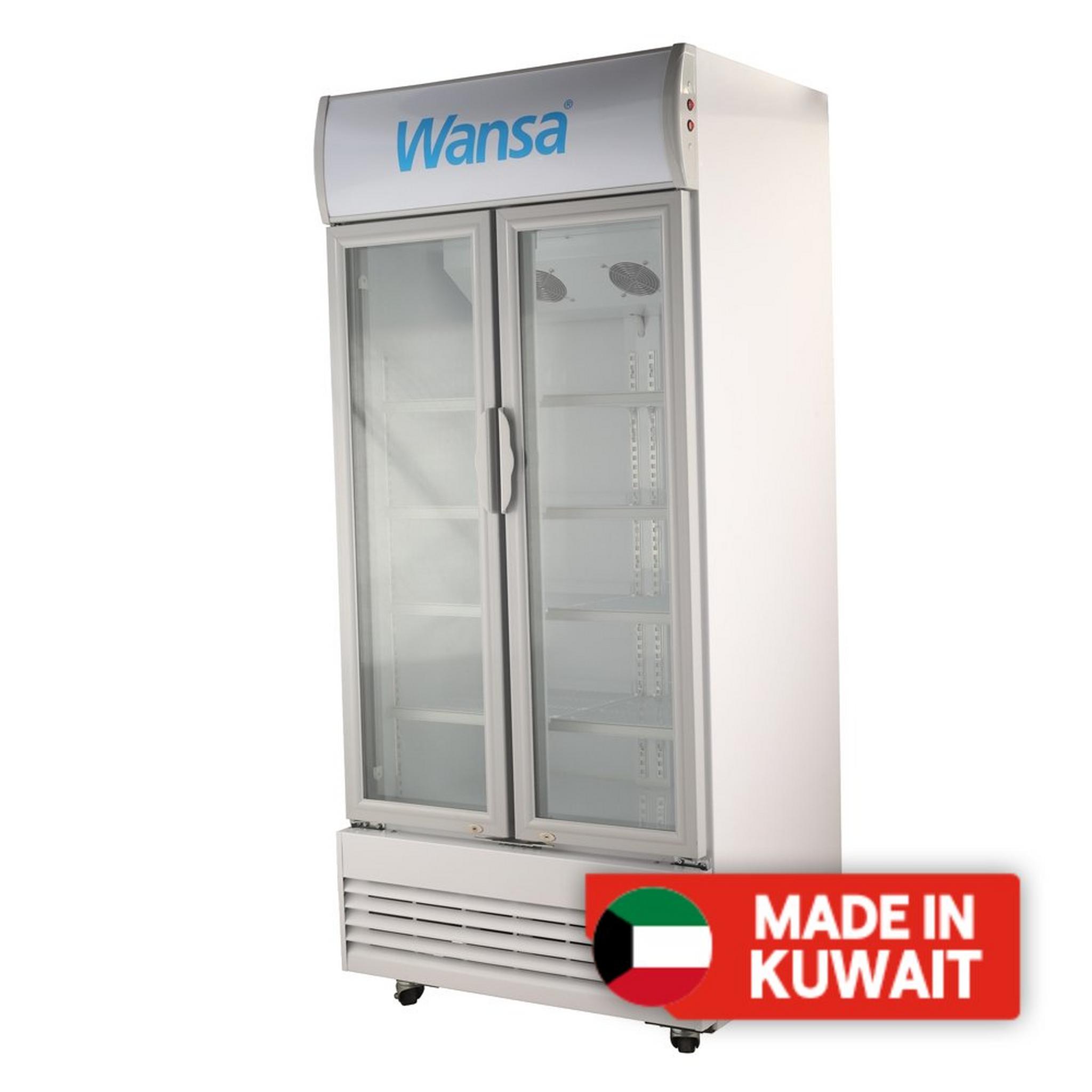 ثلاجة بباب مزودج شفاف ونسا ٢١ قدم – أبيض (WUSC-600-NFWT)
