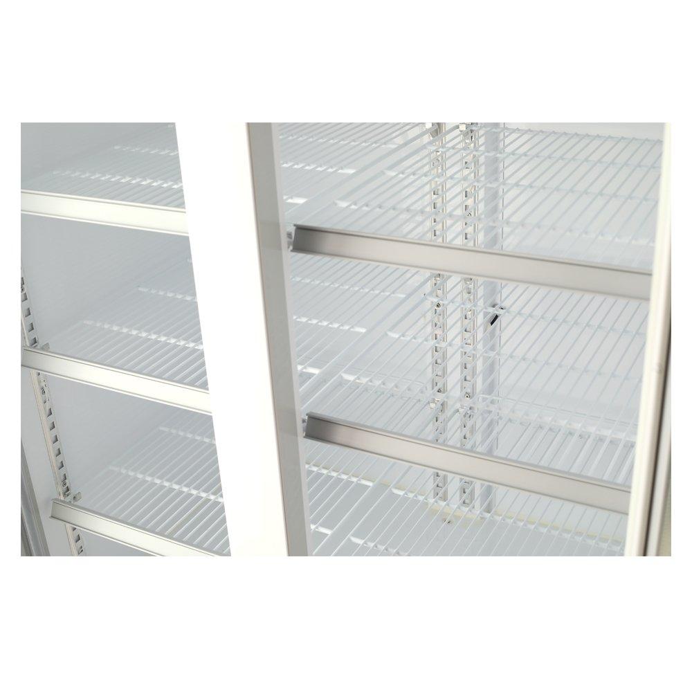 ثلاجة بباب شفاف من ونسا، 21 قدم مكعب، 600 لتر، WUSC-600-NFWT -أبيض