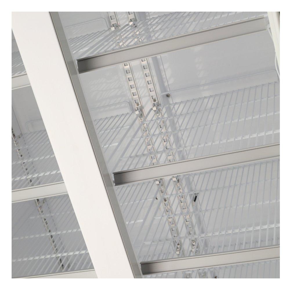 ثلاجة بباب شفاف من ونسا، 21 قدم مكعب، 600 لتر، WUSC-600-NFWT -أبيض