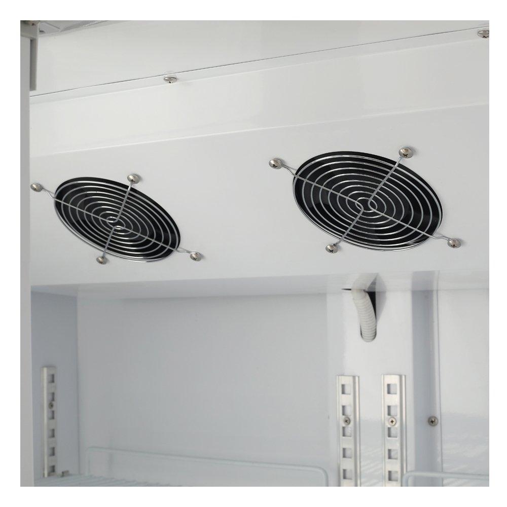 ثلاجة بباب شفاف من ونسا، 21 قدم مكعب، 600 لتر، WUSC-600-NFWT -أبيض