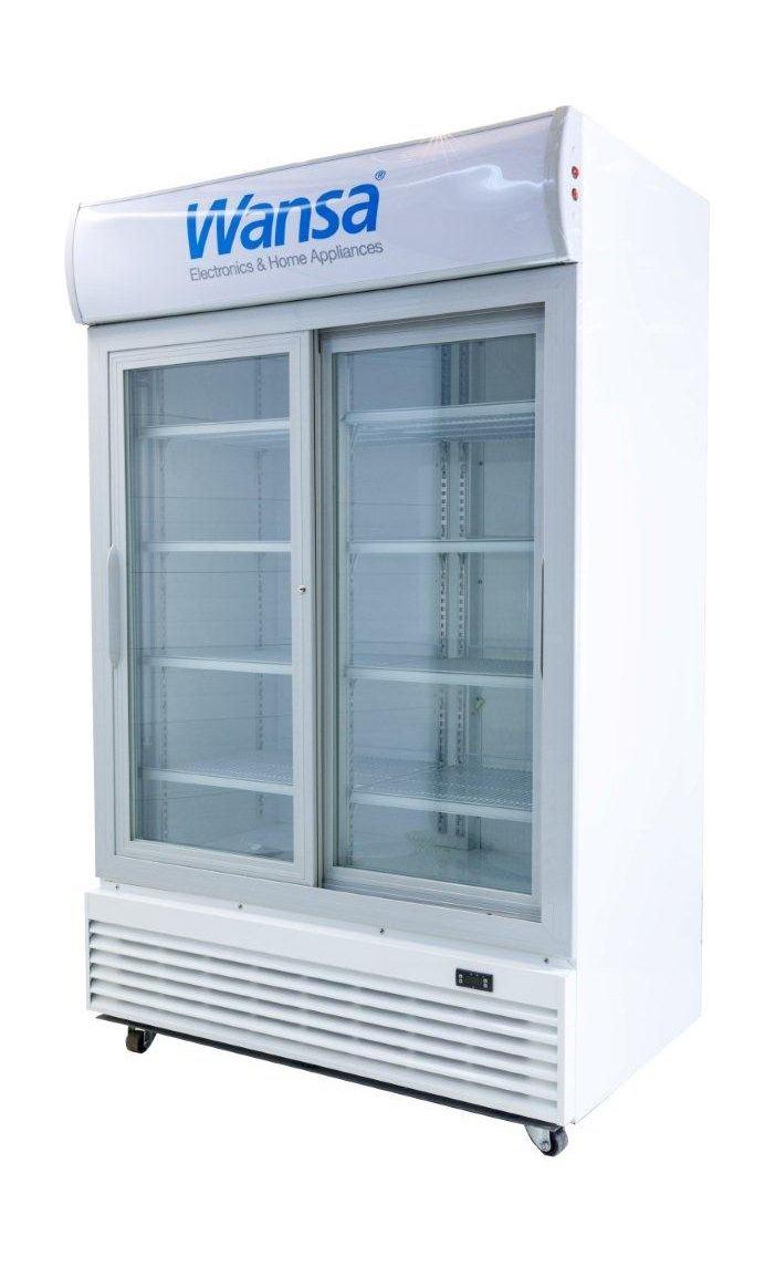 ثلاجة بباب شفاف من ونسا، 35 قدم مكعب، 1000 لتر، WUSC1000NFWT -أبيض