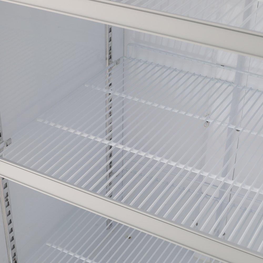 ثلاجة بباب شفاف من ونسا، 15 قدم مكعب، 430 لتر، WUSC-430-NFWT -أبيض