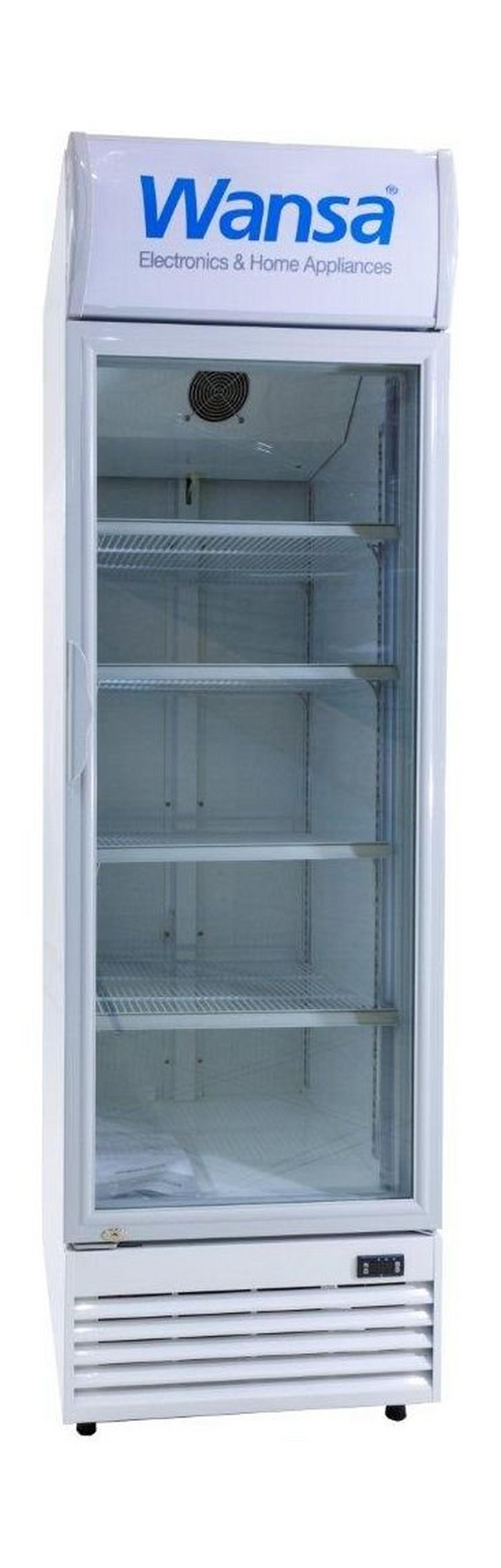 ثلاجة بباب شفاف ونسا ١٥ قدم – أبيض (WUSC-430-NFWT)