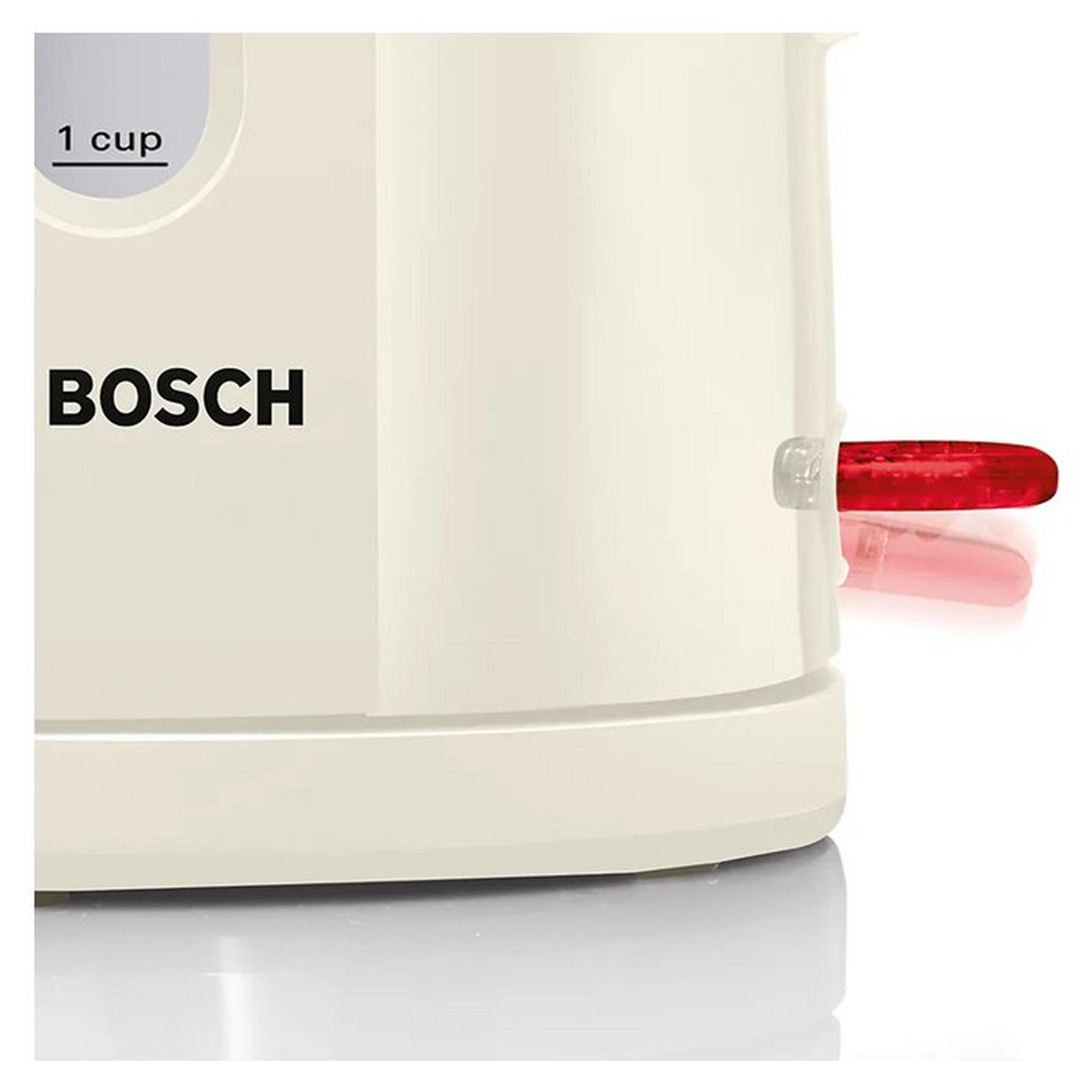 Bosch 3000W Kettle, 1.7L, TWK3A037GB – Cream
