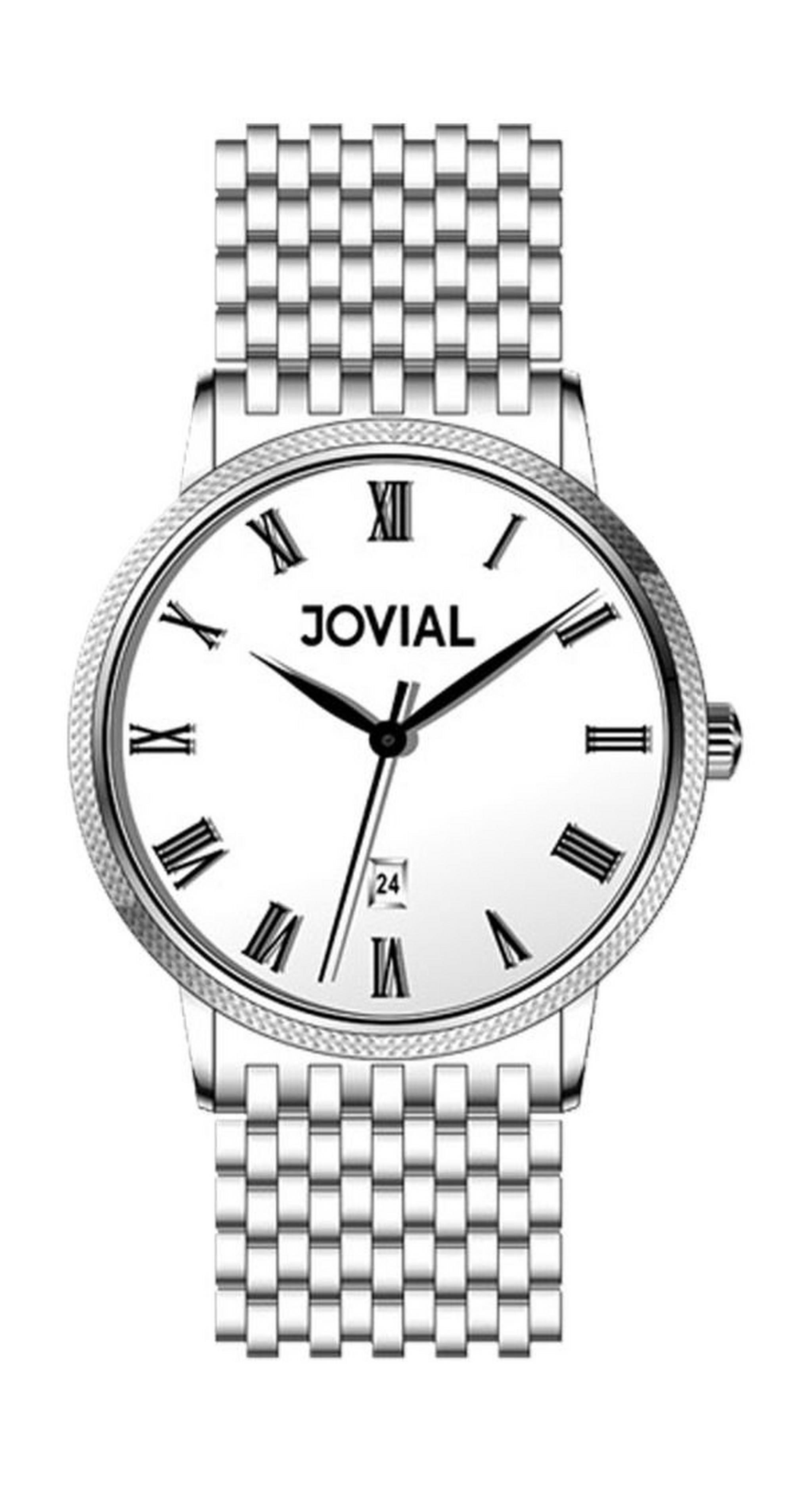 Jovial 5023-GSMQ-01 Gents Watch - Metal Strap
