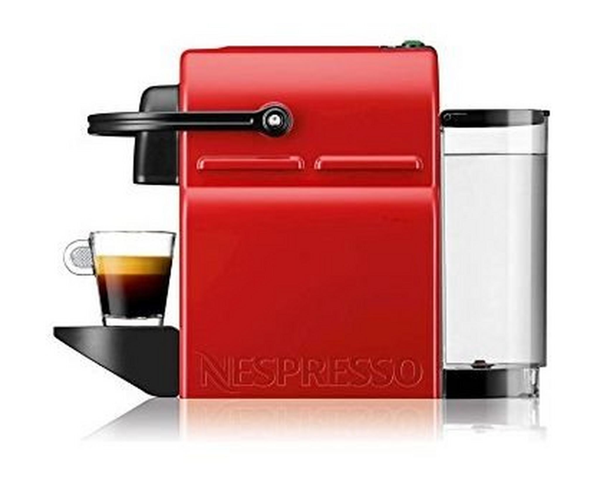 Nespresso Inissia Coffee Machine, 1260 W, 0.7L, C40-ME-RE-NE - Red