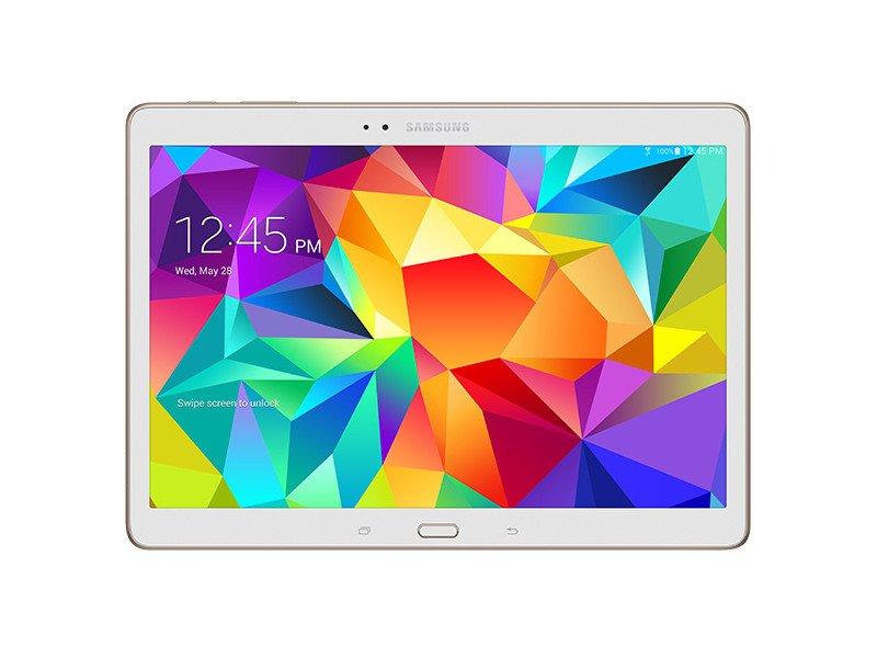 سامسونج جالكسي تاب أس - ١٦ جيجا بايت - ٨ ميجا بكسل - ٤ جي أل تي إي - ١٠.٥ بوصة - أبيض (T8050)
