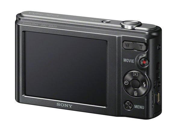Sony DSC-W800 20MP Digital Compact Camera - Black
