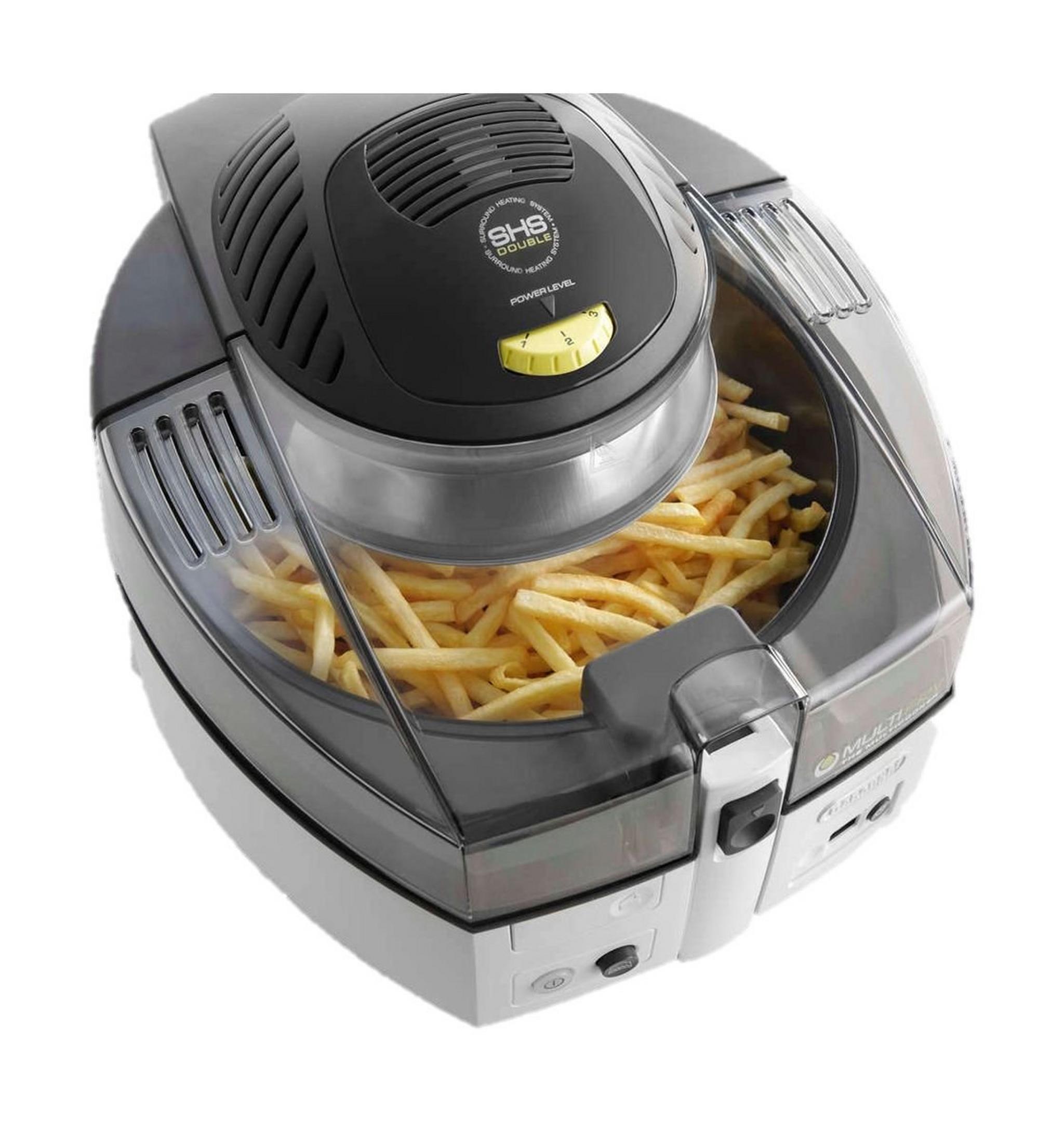 Delonghi Classic Multifryer,1400W, 1.5L, FH1163 - Black/Grey