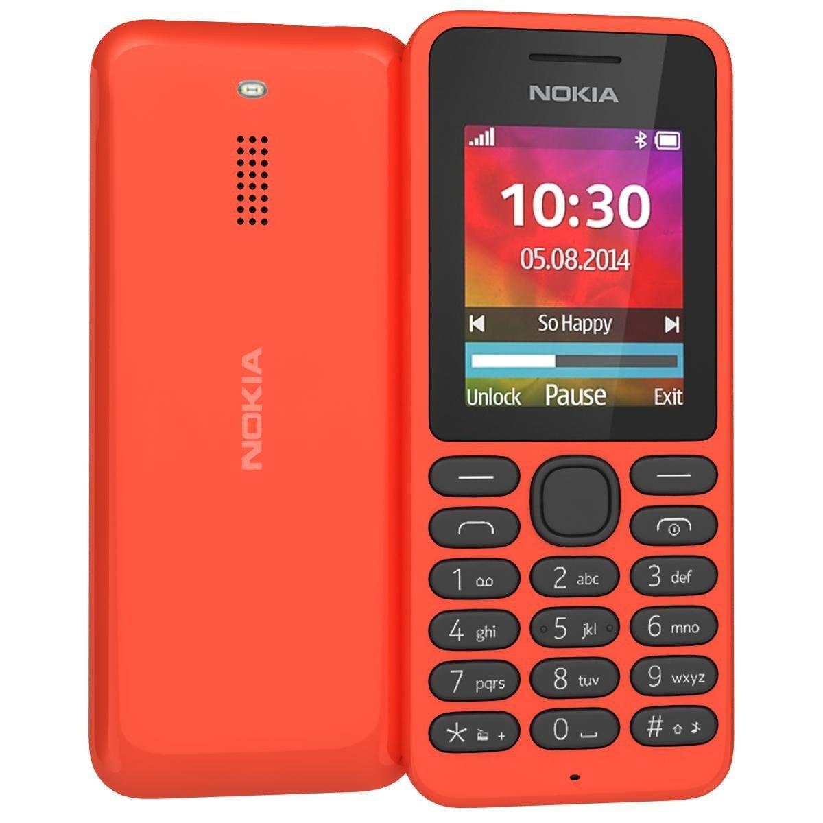 Nokia 130 Dual SIM Feature Phone 1.8inch Red Price in Kuwait Xcite