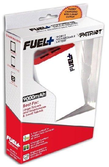 البطارية الخارجية باتريوت ٢ منافذ يو أس بي لجميع الأجهزة - ٩٠٠٠ ميلي أمبير