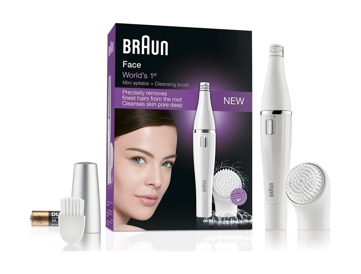 Braun Face Spa Young Beauty Wet & Dry Epilator (FACE 830) White Price