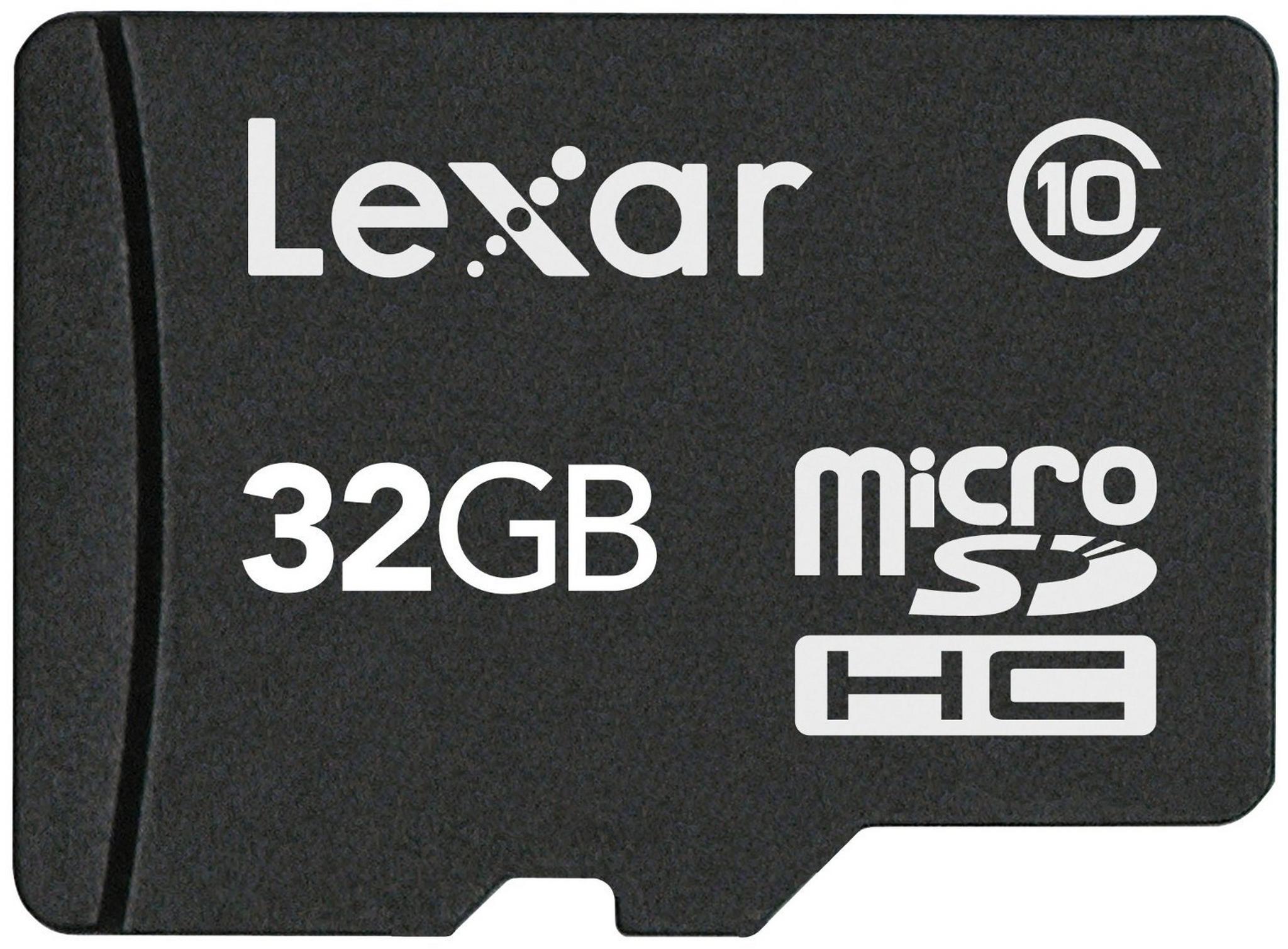 Lexar 32GB MicroSDHC Class 10 Memory Card
