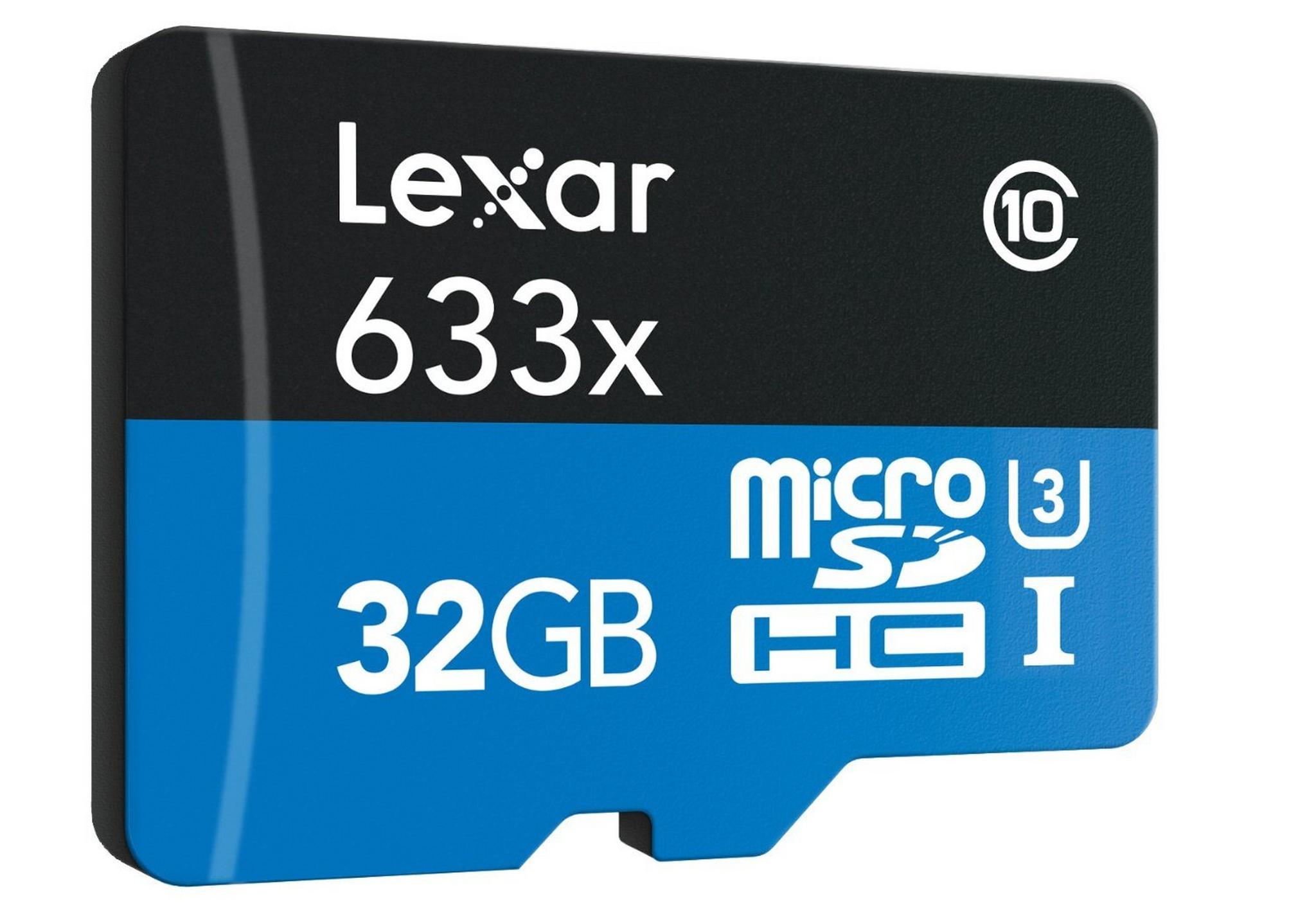 Lexar 32GB MicroSDHC UHS-I Class 10 Memory Card