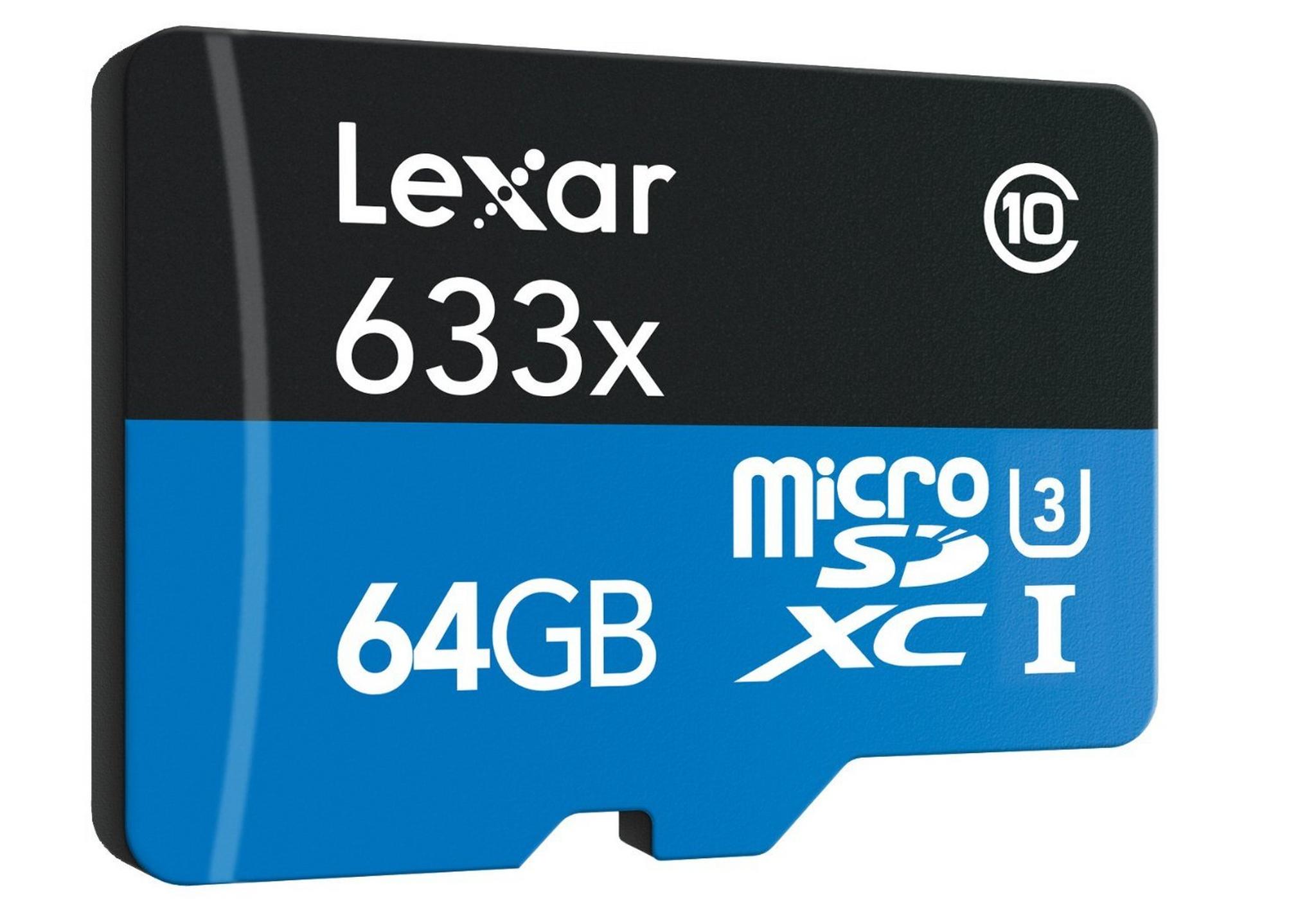 Lexar 64GB MicroSDXC UHS-I Class 10 Memory Card