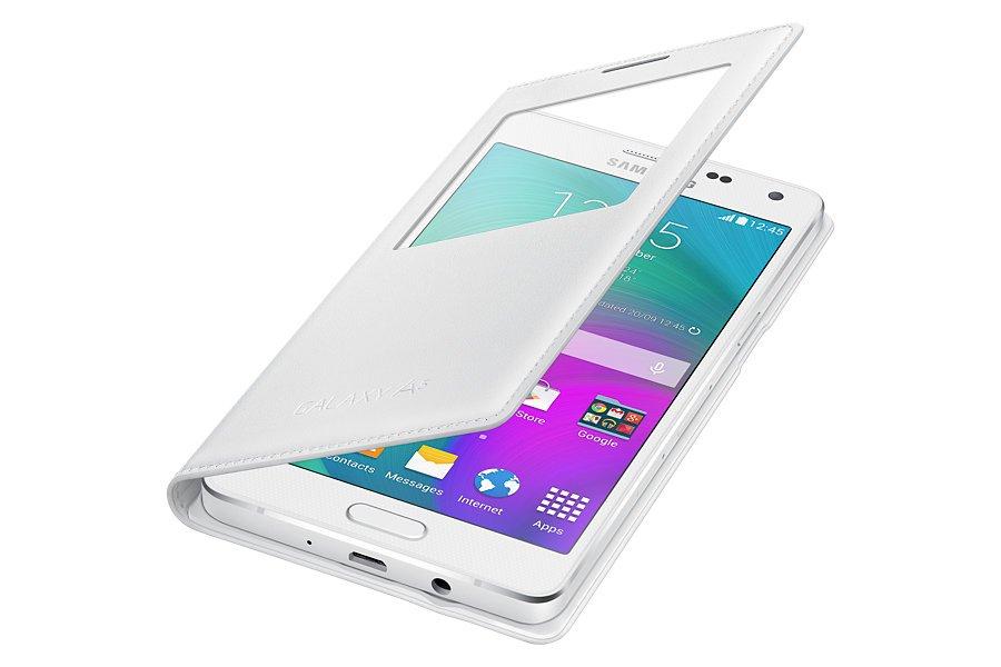 Samsung Galaxy A5 S View Flip Cover - White